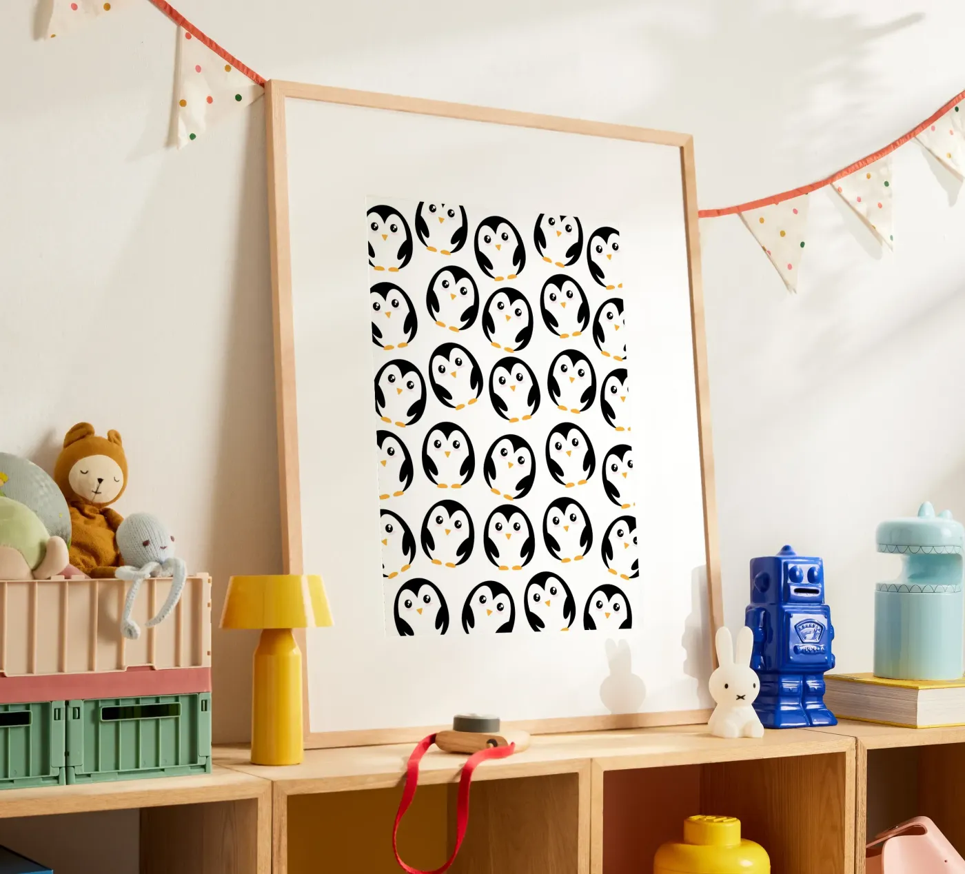 Penguins Poster von Happypatterns