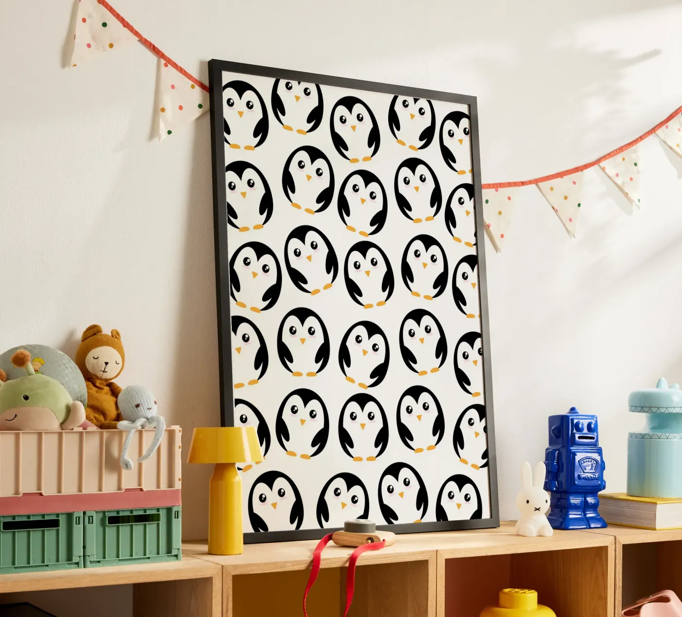 Penguins Poster von Happypatterns