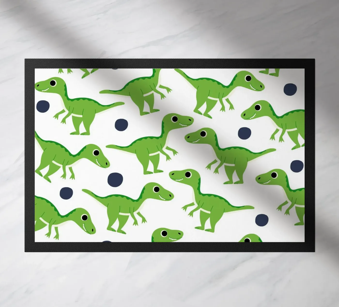 Dinosaurs deurmat van Happypatterns