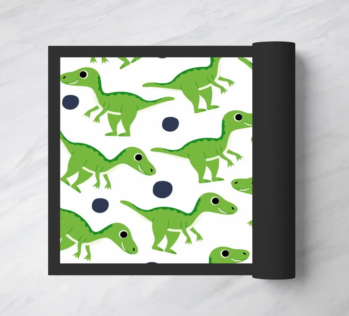 Dinosaurs deurmat van Happypatterns