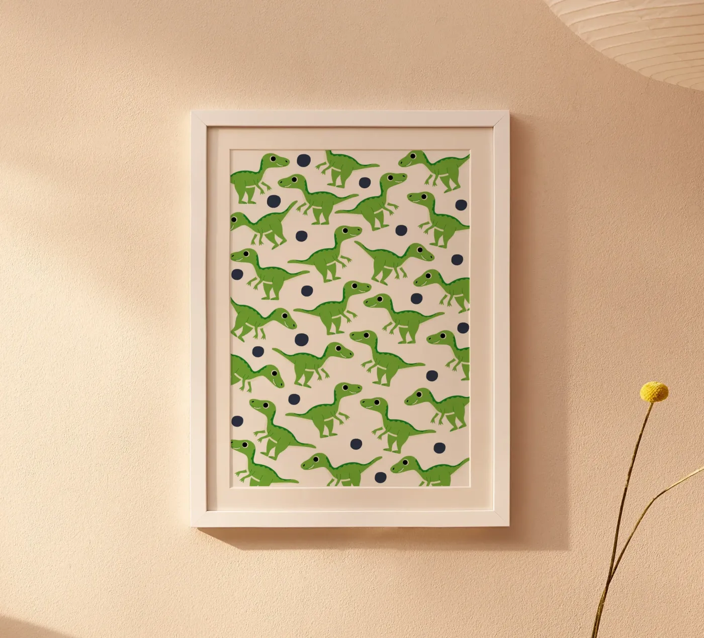 Dinosaurs poster by Happypatterns