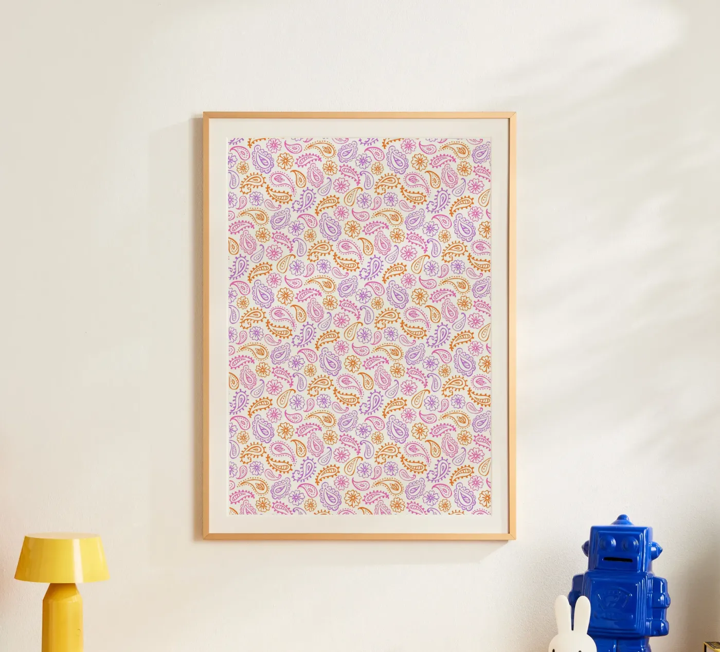Bandana pattern poster by Happypatterns