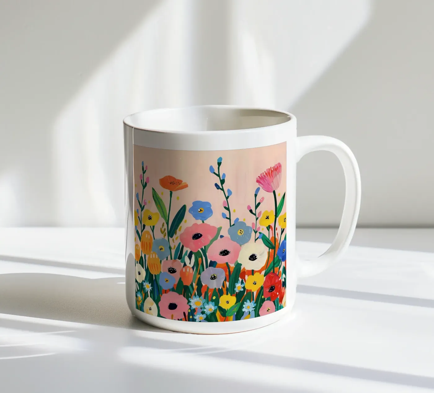 Spring Harmony ceramic mug by Kiara