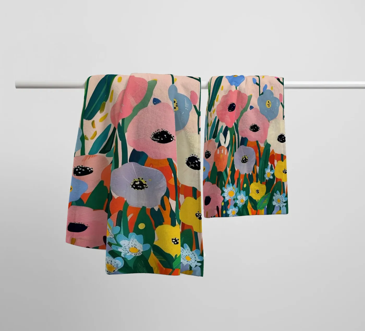 Spring Harmony towel by Kiara