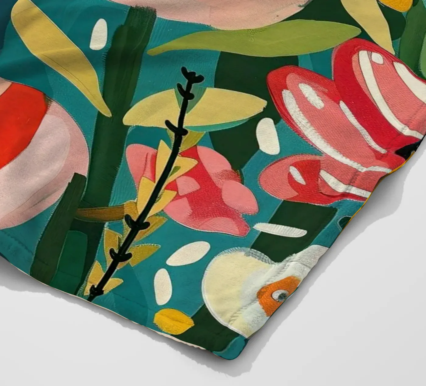 Bloomscape fleece blanket by Kiara