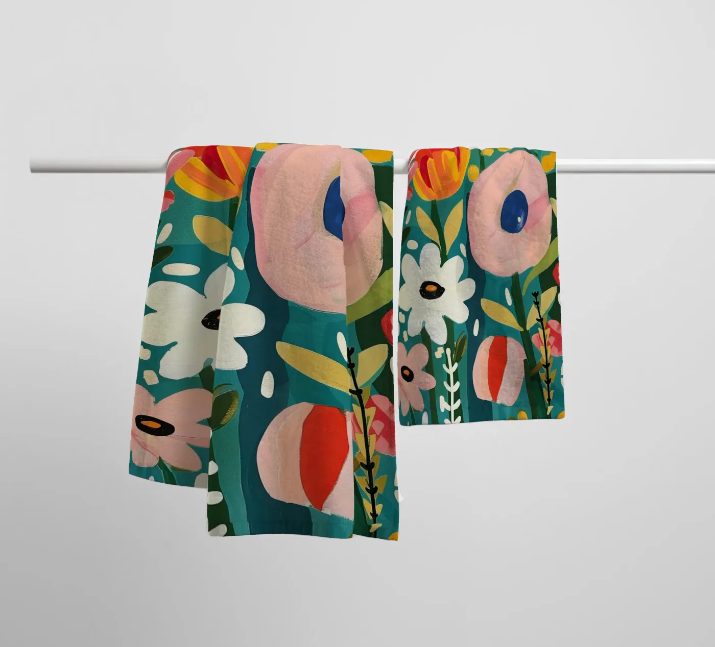 Bloomscape badhanddoek van Kiara