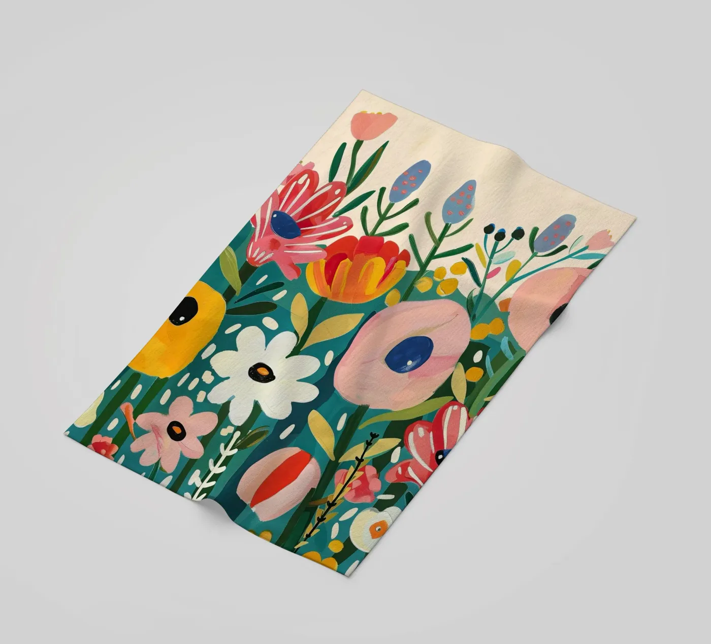 Bloomscape strandhanddoek van Kiara