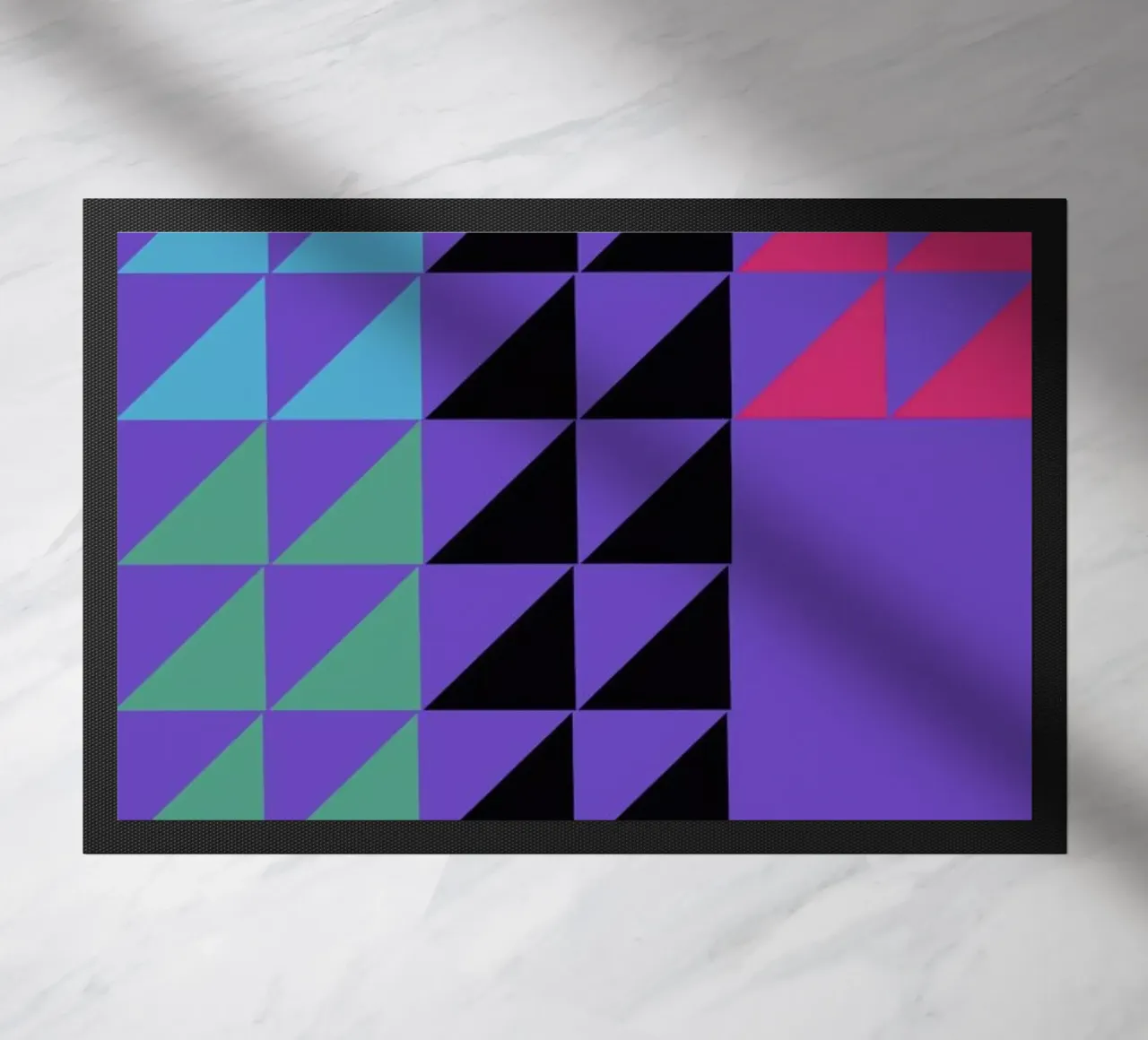 Concentric Vivid doormat by Rocket68