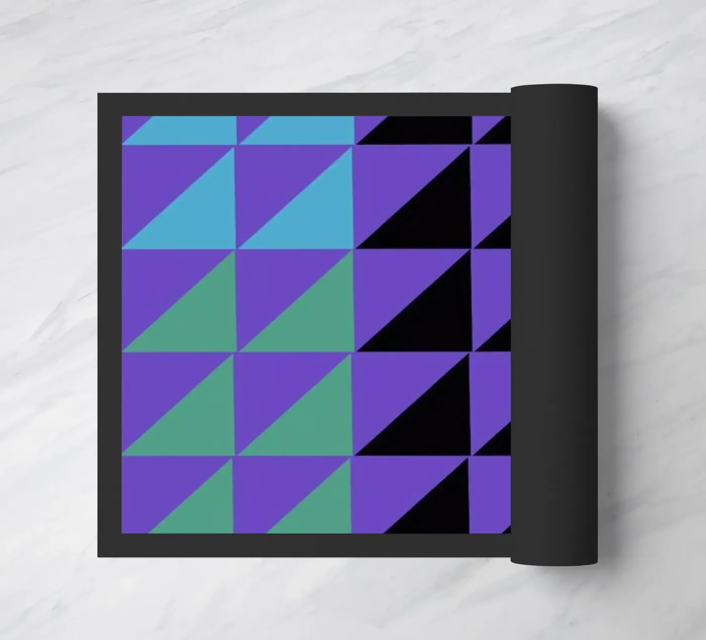 Concentric Vivid doormat by Rocket68