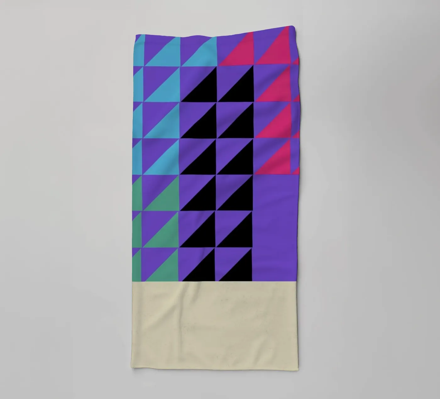 Concentric Vivid towel by Rocket68
