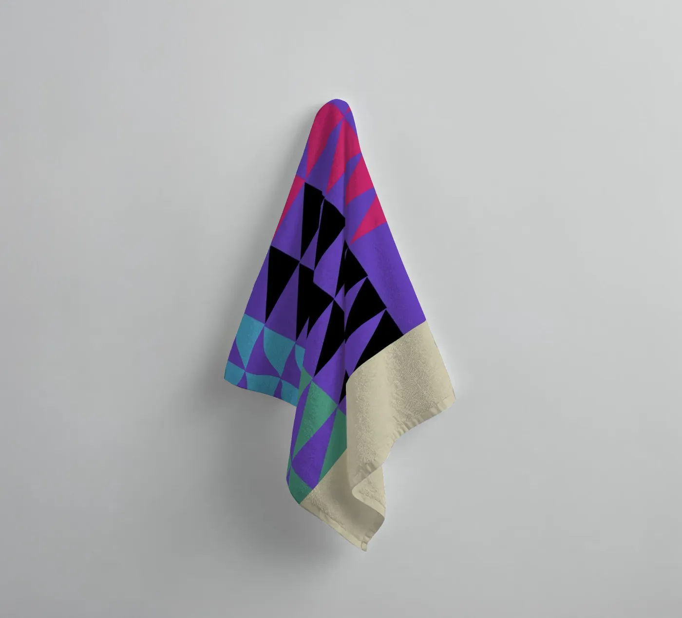 Concentric Vivid towel by Rocket68