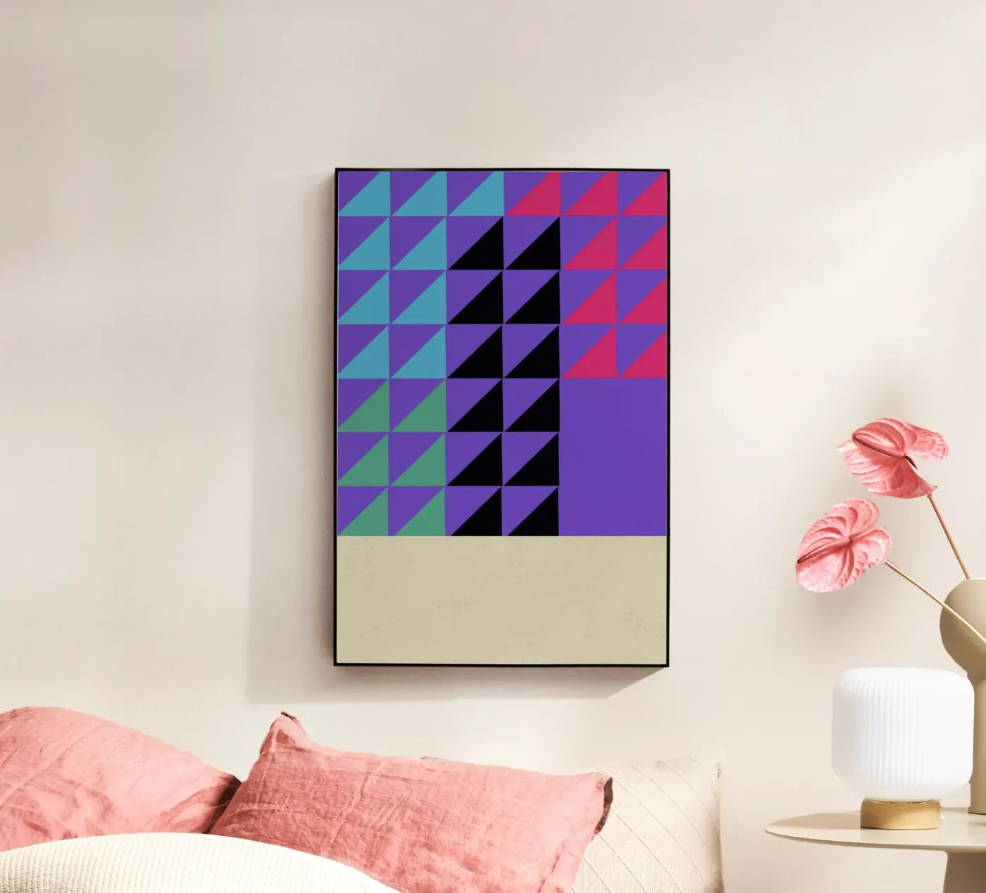 Concentric Vivid Acryl-Glas von Rocket68