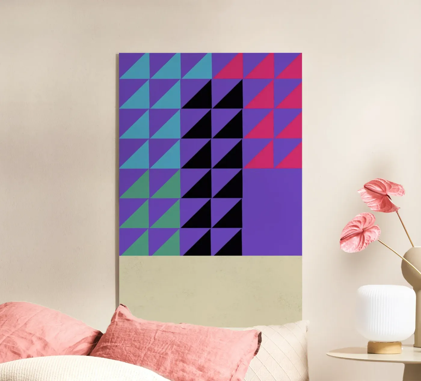 Concentric Vivid Acryl-Glas von Rocket68