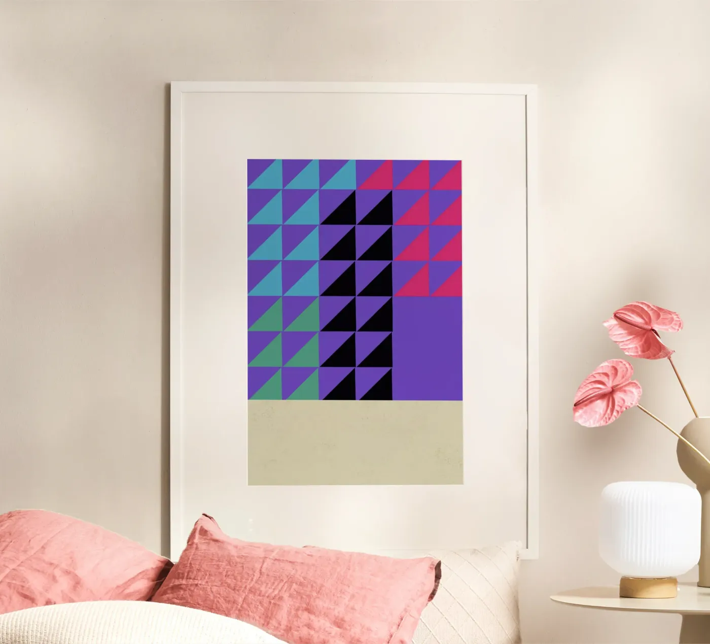 Concentric Vivid poster van Rocket68