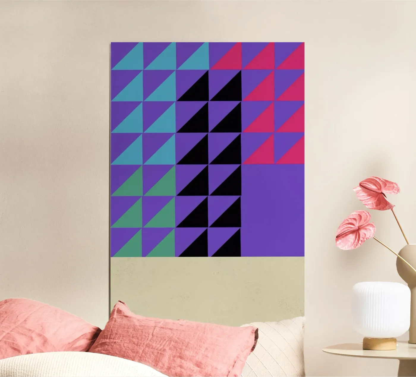 Concentric Vivid poster van Rocket68