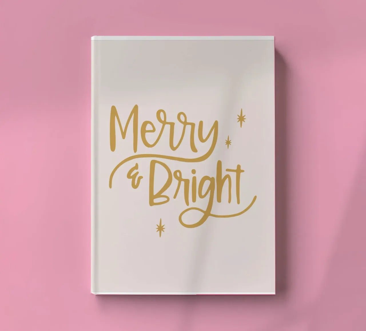 Merry & Bright | beige notebook by modeern