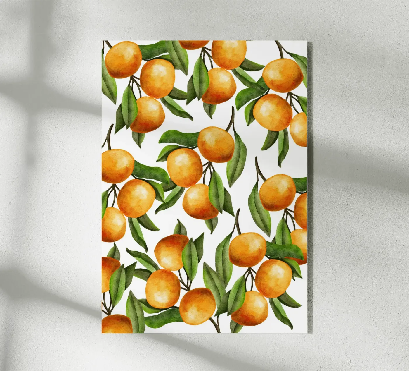 Oranges tree plexiglas de Happypatterns