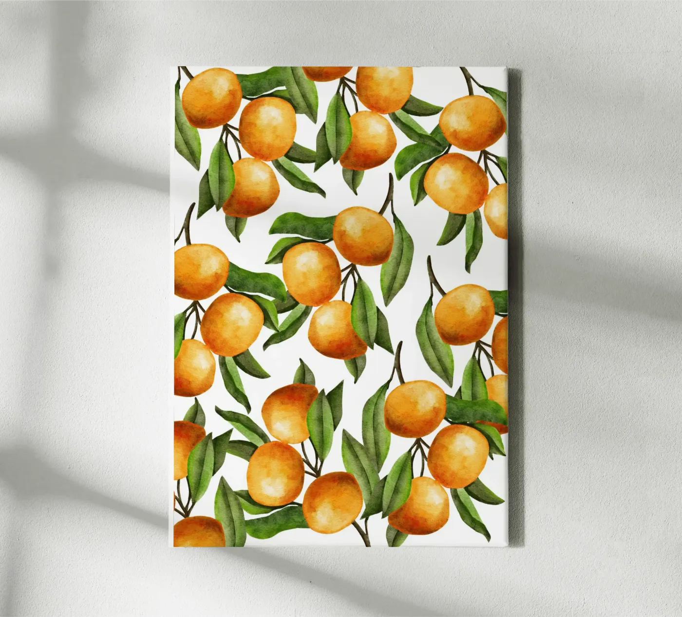 Oranges tree tela da Happypatterns