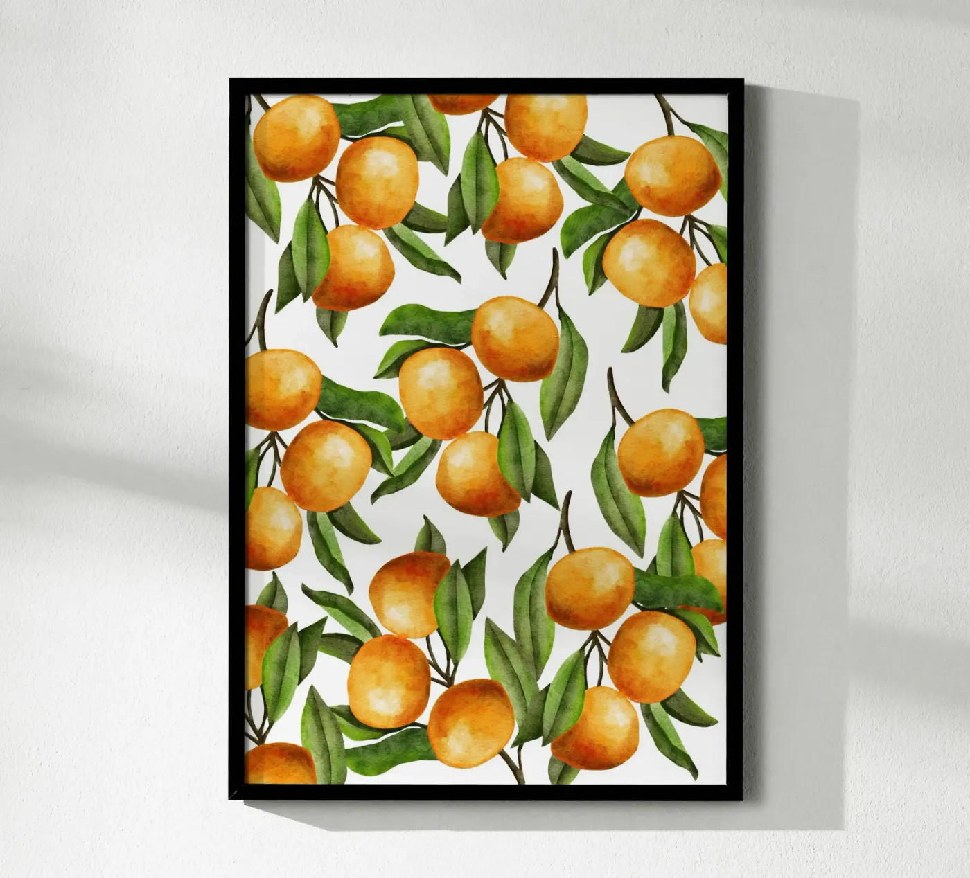 Oranges tree Poster von Happypatterns