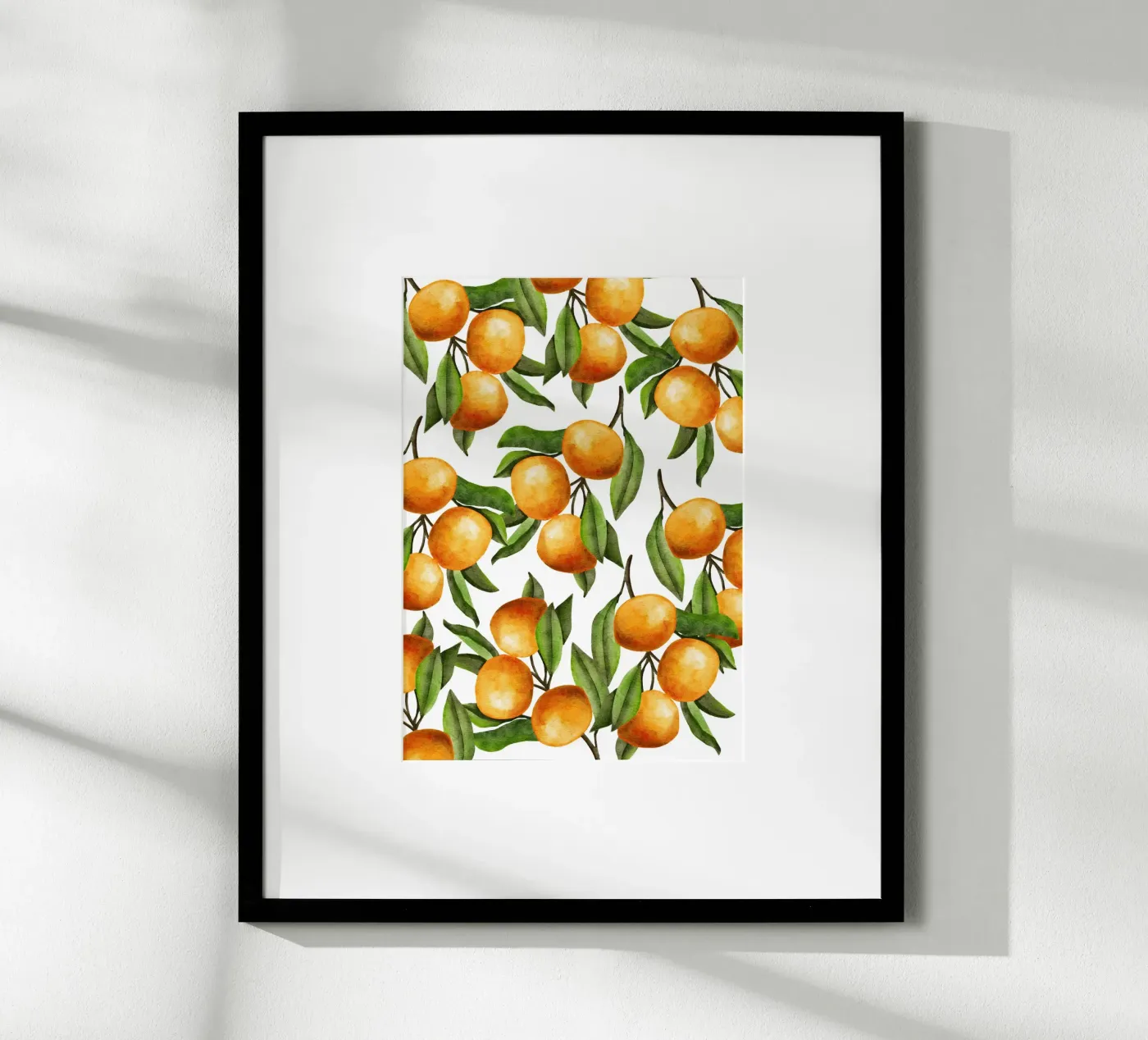 Oranges tree Poster von Happypatterns