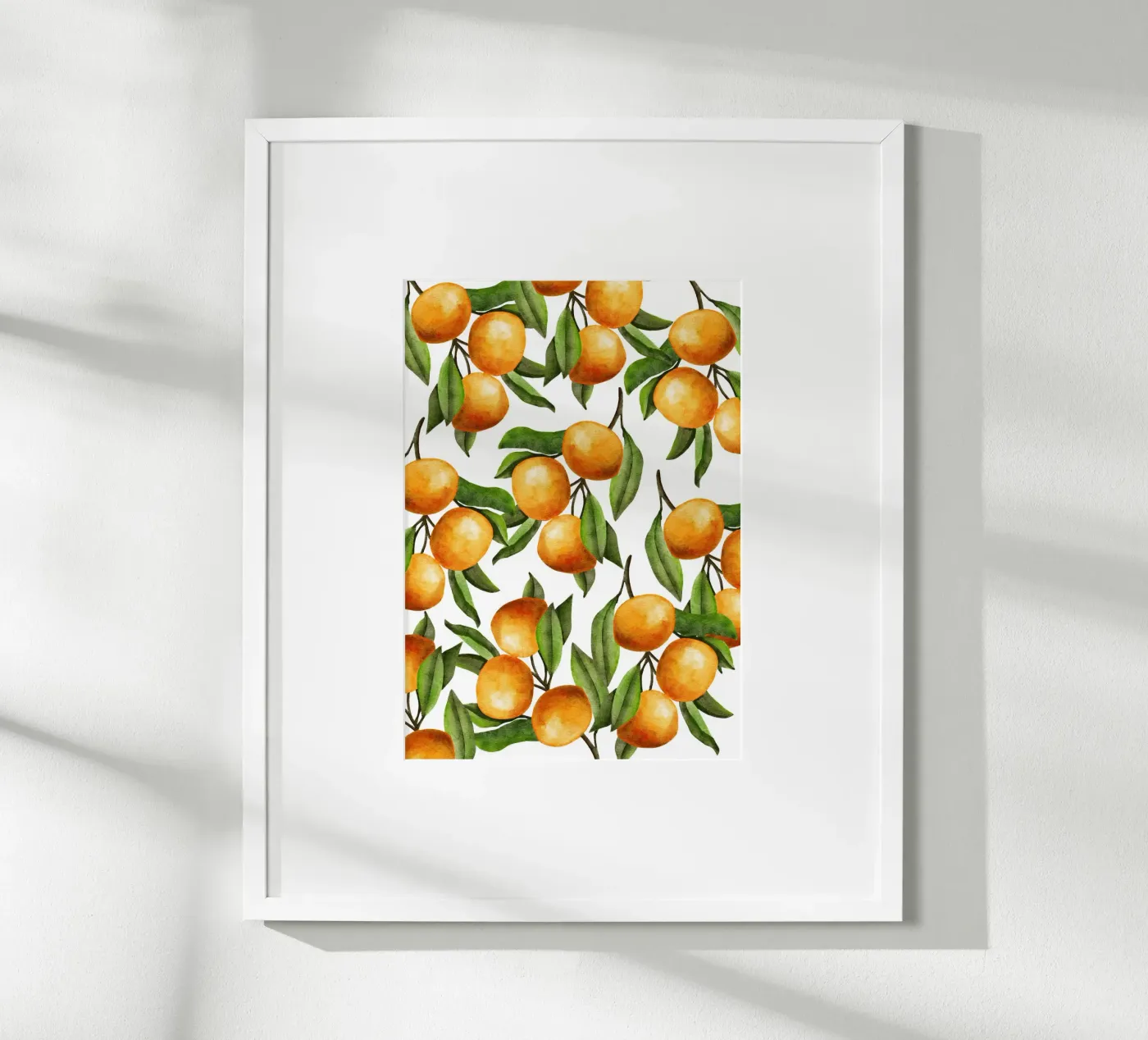 Oranges tree Poster von Happypatterns