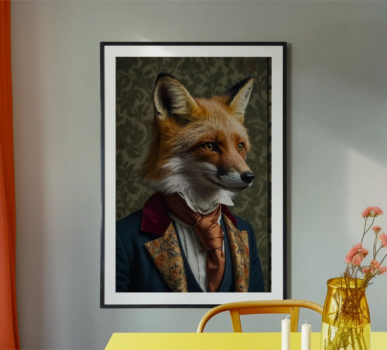 Der Dapper Fox - Eleganz in jedem Detail Hahnemühle von Beasts of Nobility