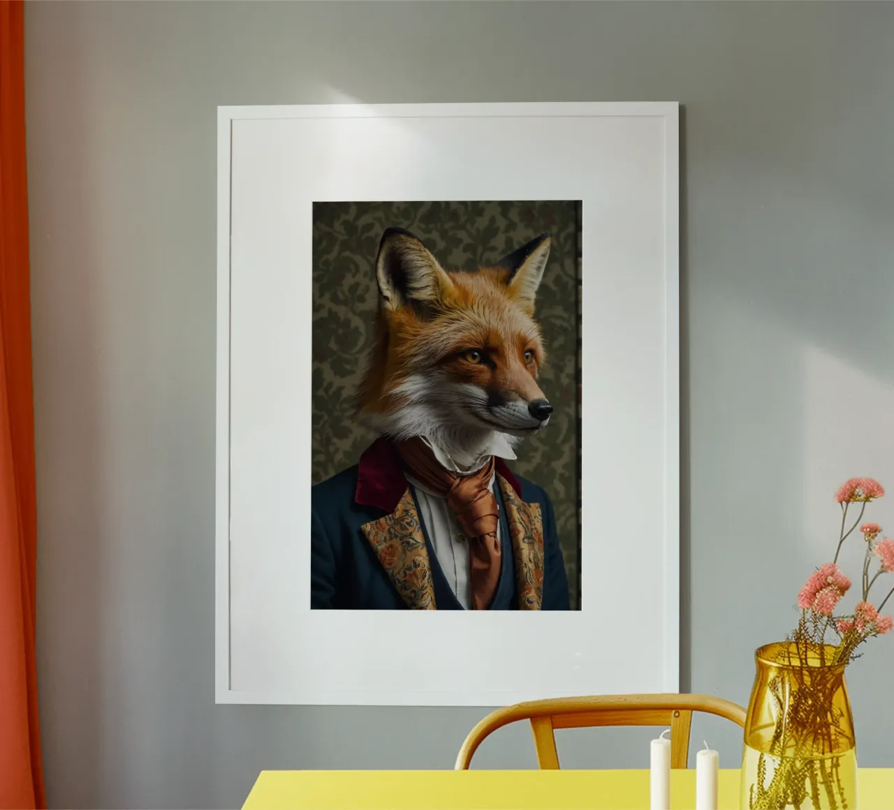 Der Dapper Fox - Eleganz in jedem Detail Hahnemühle von Beasts of Nobility
