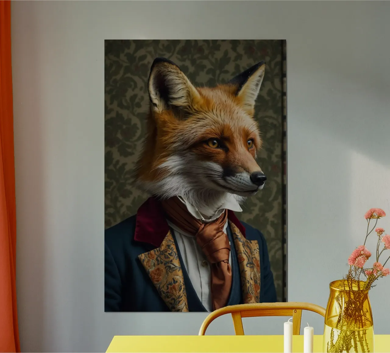 Der Dapper Fox - Eleganz in jedem Detail Hahnemühle von Beasts of Nobility