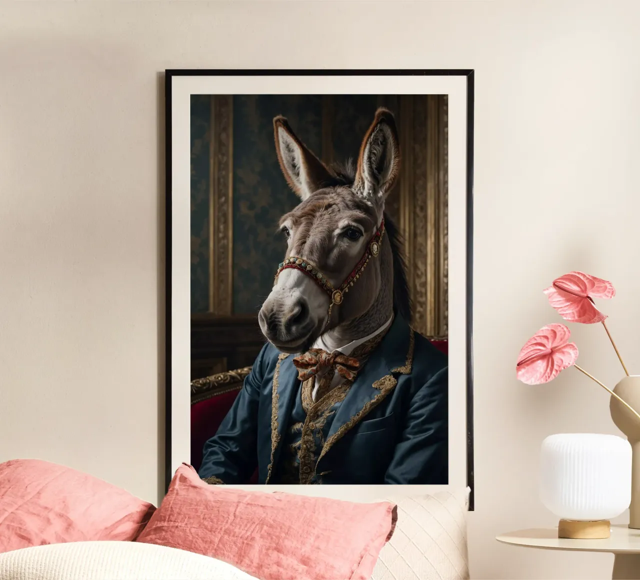 L'asino distinto - La nobiltà nella semplicità carta hahnemühle da Beasts of Nobility
