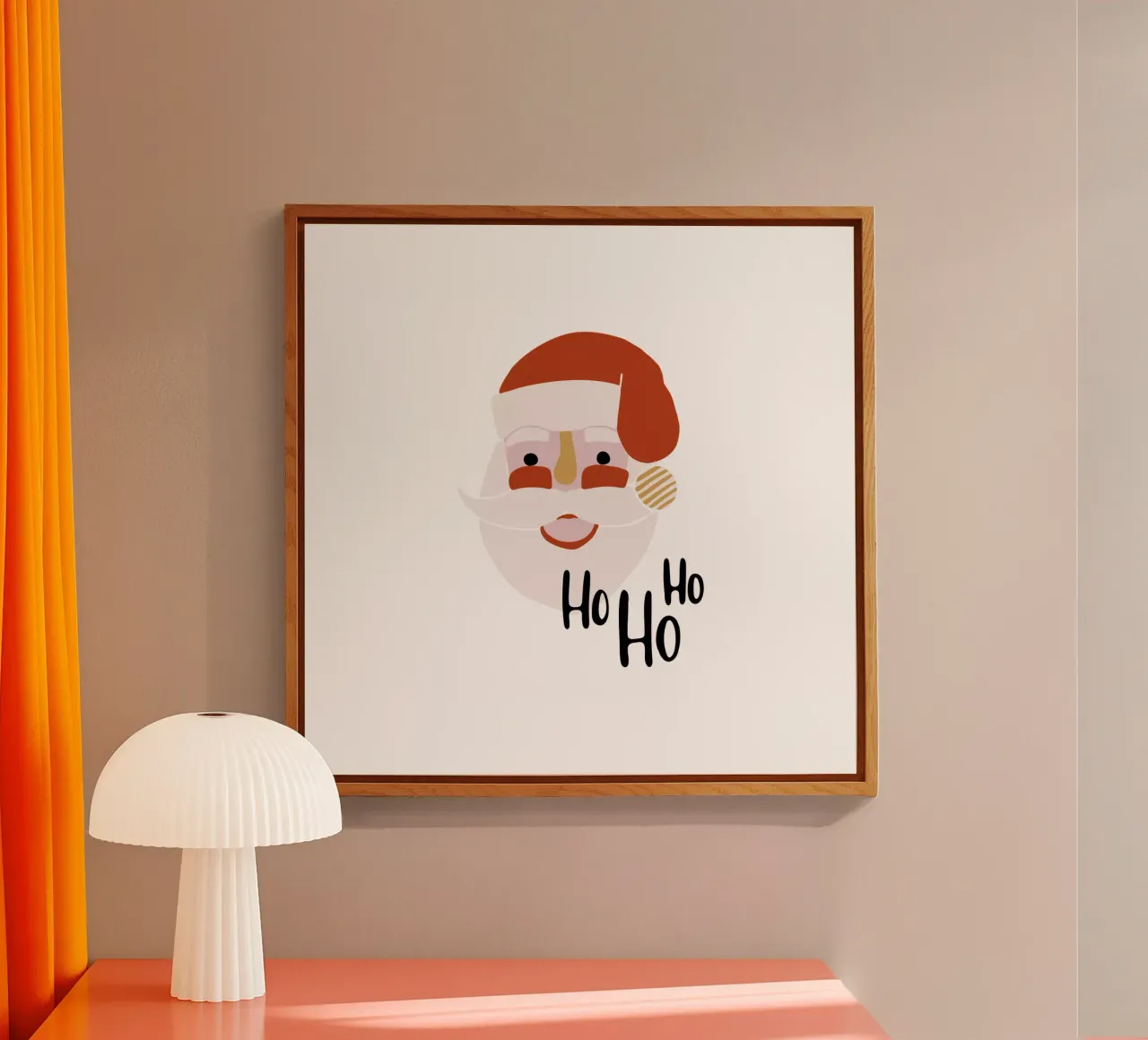 Ho ho ho acrylic glass by modeern