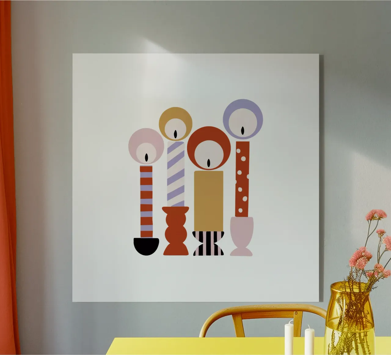 Kerzen plexiglass da moDeern