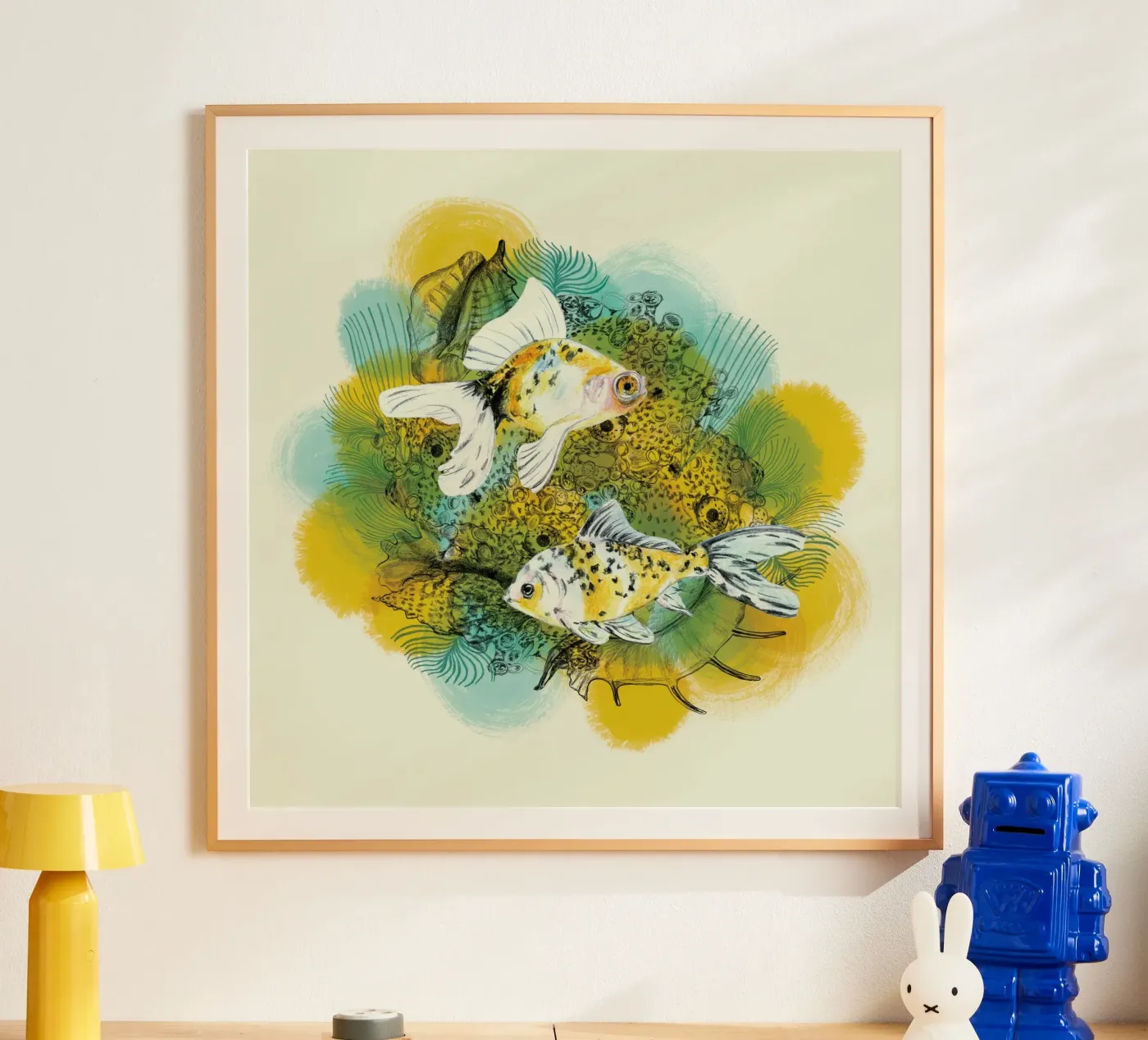 Spotted fish poster by Beltrida