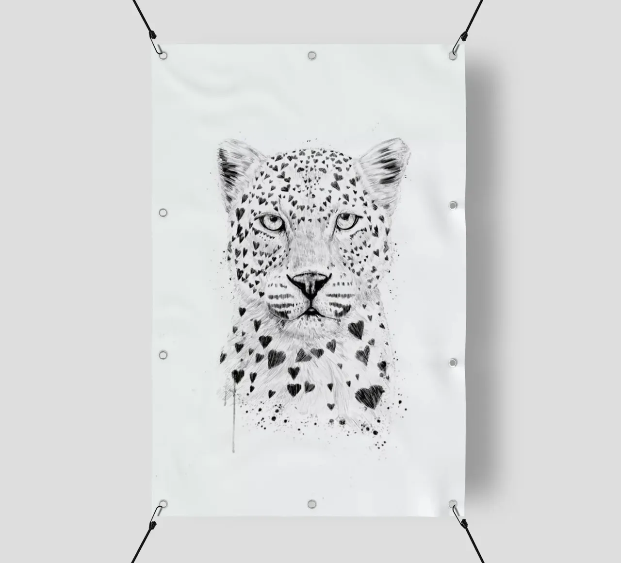 Lovely leopard telo in pvc da Balazs Solti