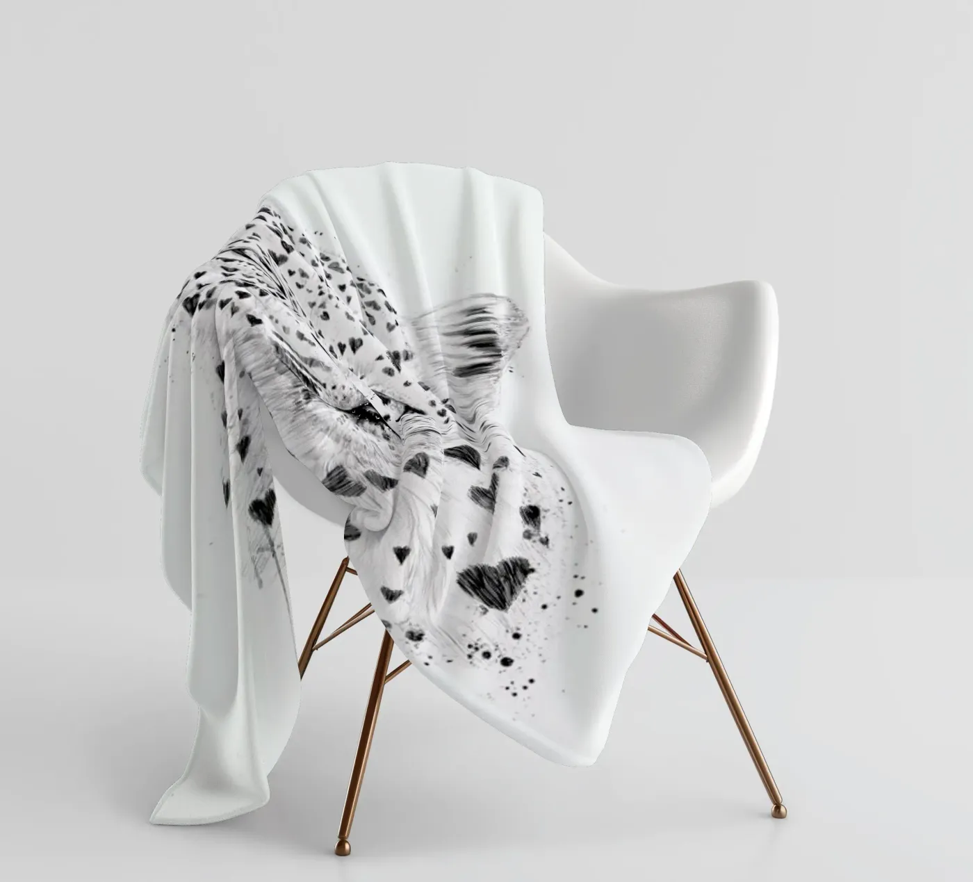 Lovely leopard Fleecedecke von Balazs Solti