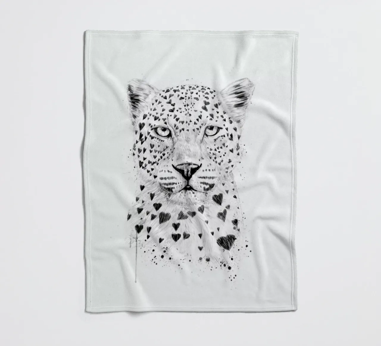 Lovely leopard coperta in pile da Balazs Solti