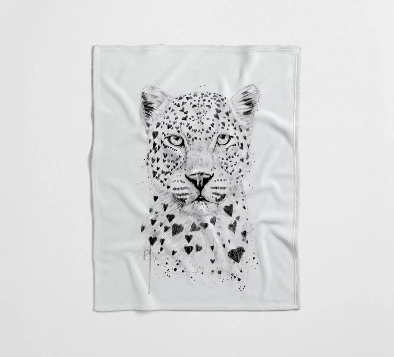 Lovely leopard fleecedeken van Balazs Solti
