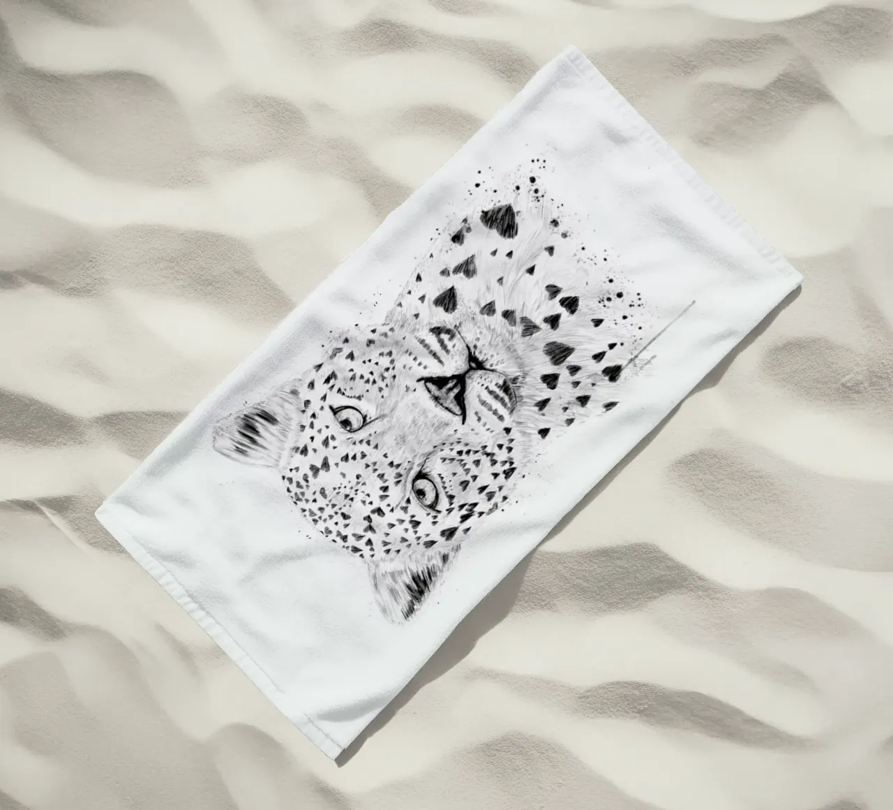 Lovely leopard telo mare da Balazs Solti