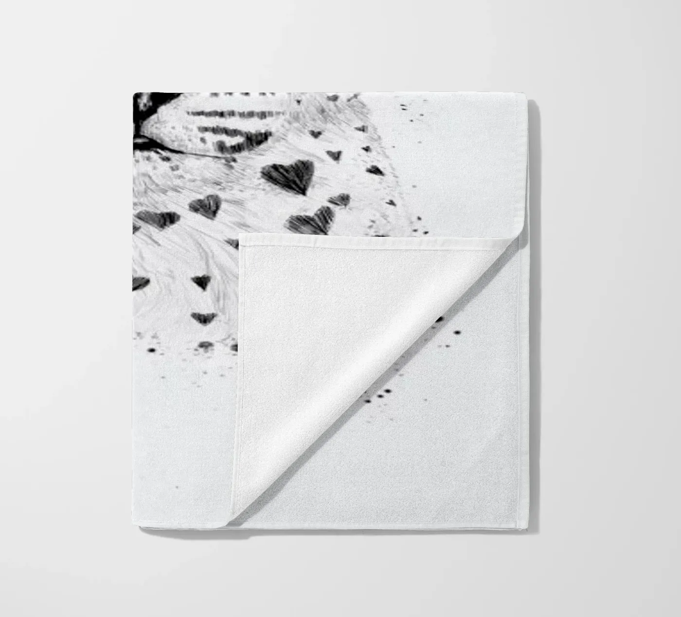 Lovely leopard strandhanddoek van Balazs Solti