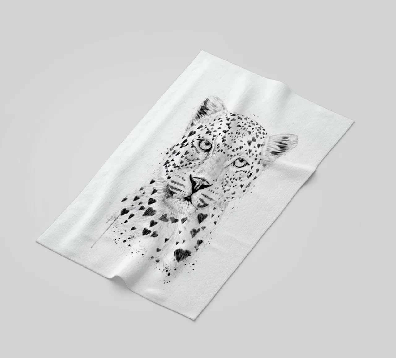 Lovely leopard telo mare da Balazs Solti