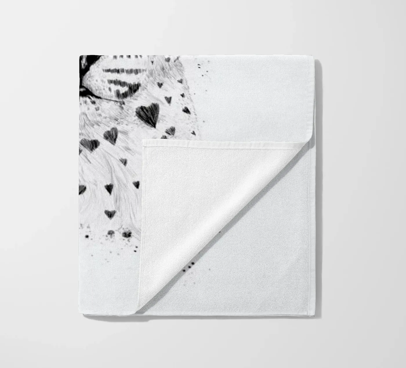 Lovely leopard strandhanddoek van Balazs Solti