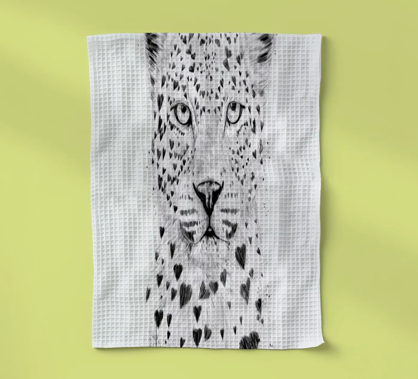 Lovely leopard Geschirrtuch von Balazs Solti