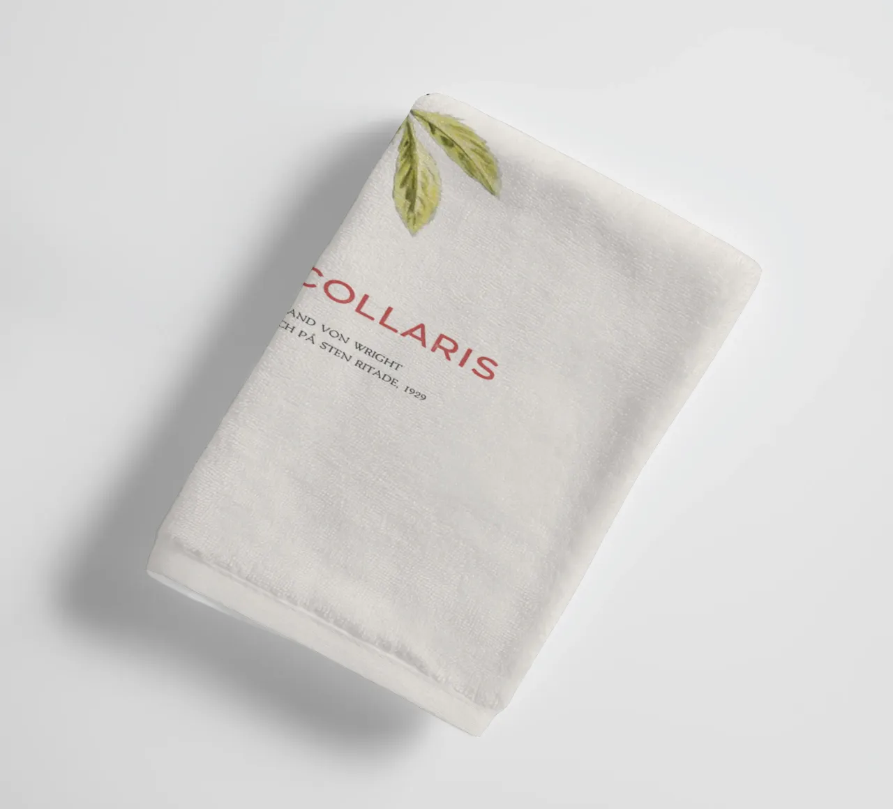 Halsbandschnäpper oder Muscicapa collaris Handtuch von Vintagrafica