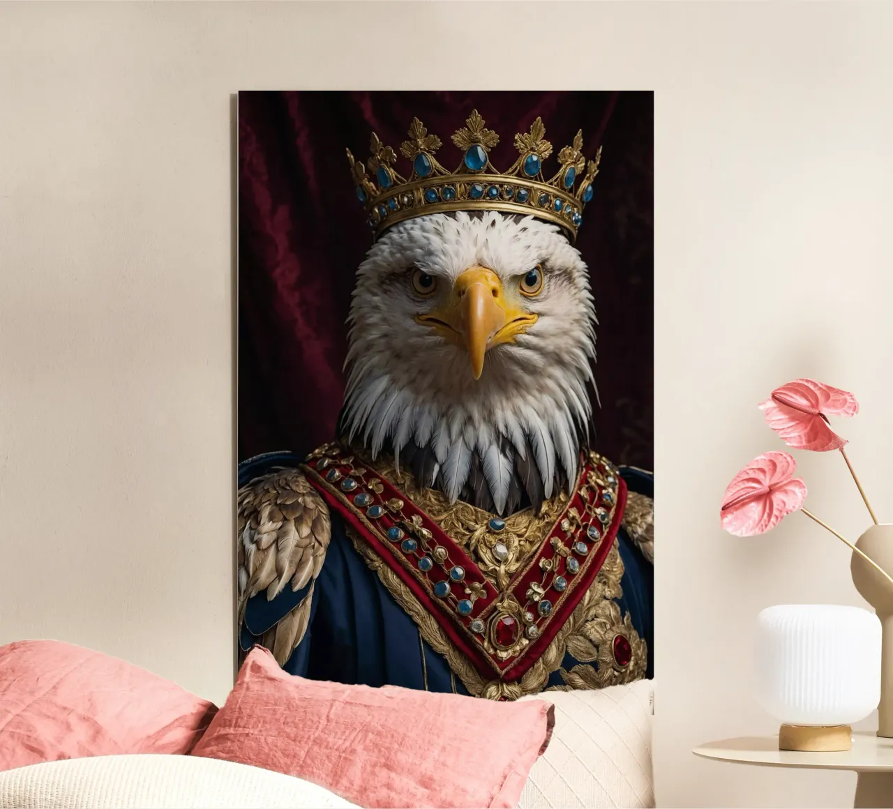 Re Aetos: L'Aquila Regale alluminio dibond da Beasts of Nobility