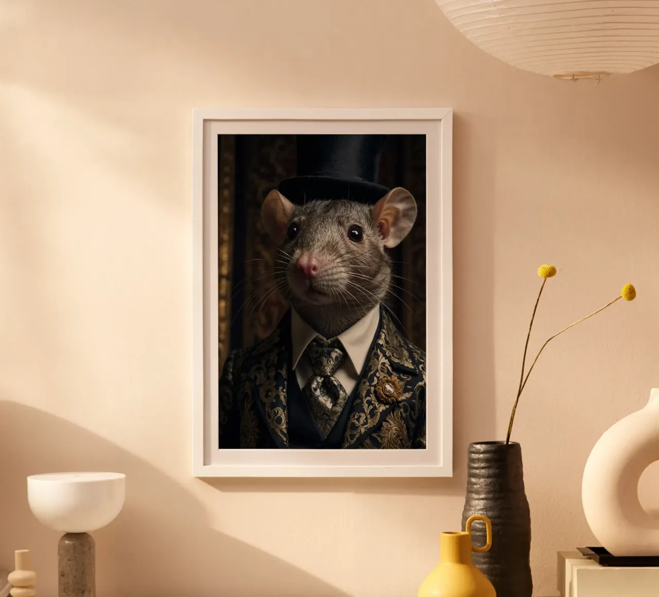 Sir Remy: Il ratto elegante carta hahnemühle da Beasts of Nobility
