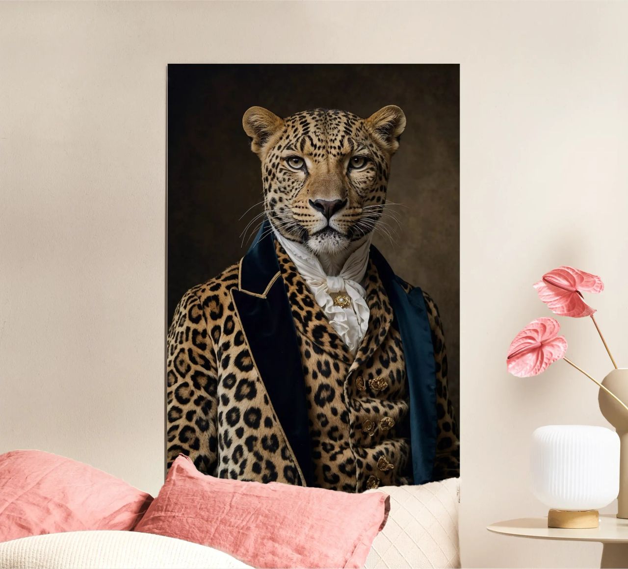 Lord Leopold: Der kultivierte Leopard Poster von Beasts of Nobility