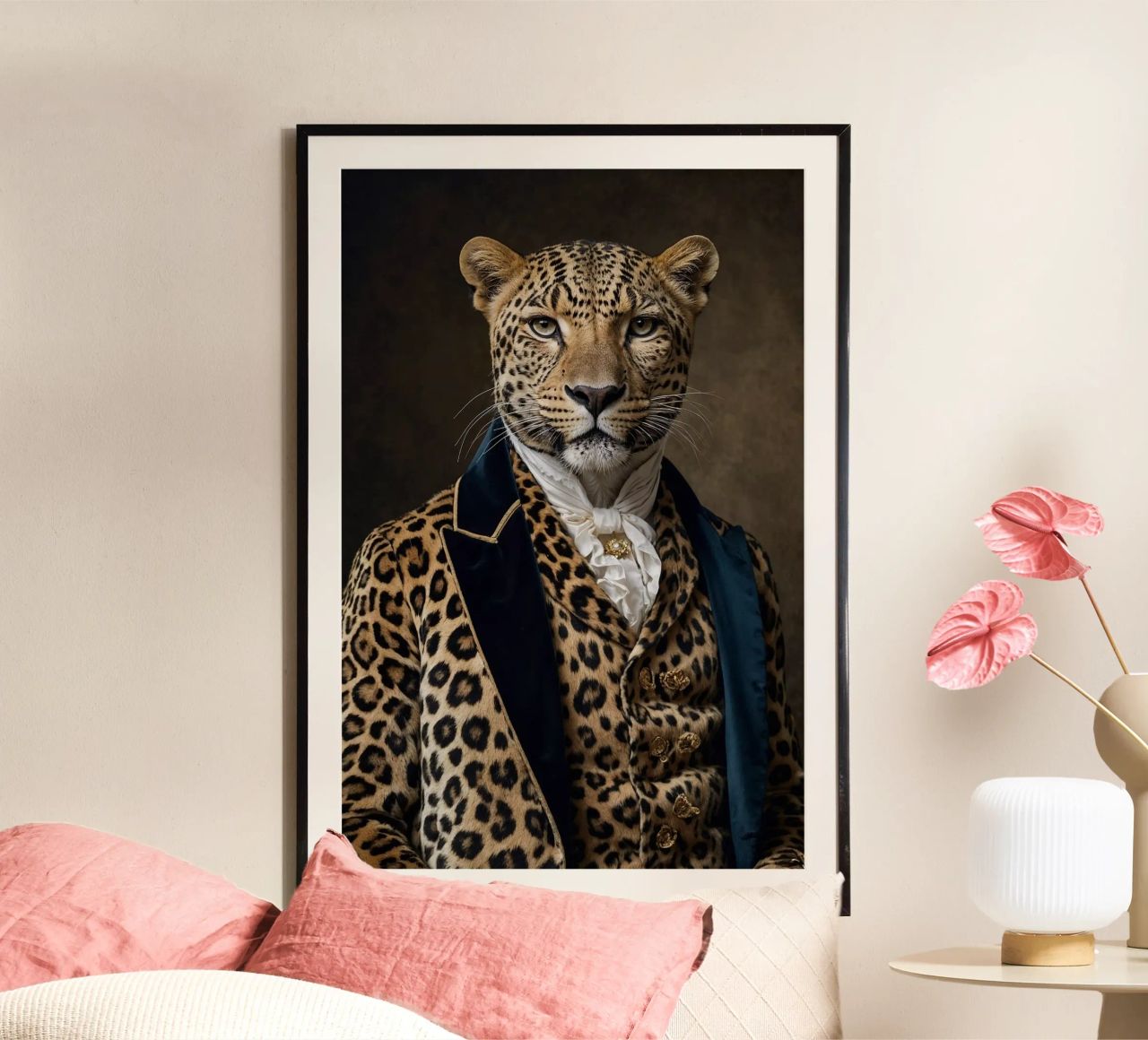 Lord Leopold: Der kultivierte Leopard Poster von Beasts of Nobility