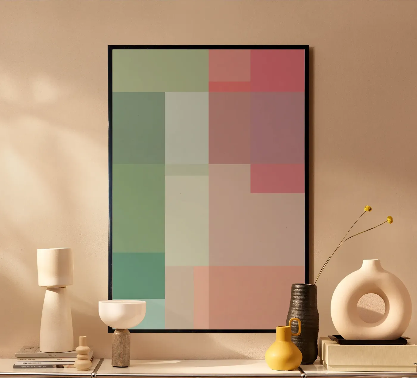 Pastel Patchwork Poster von treechild