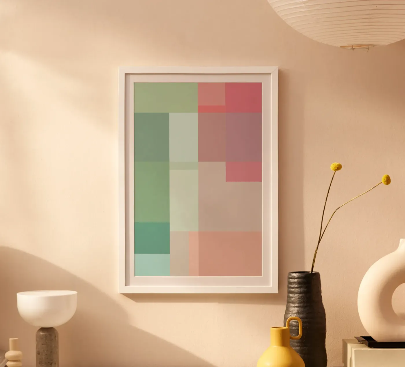 Pastel Patchwork Poster von treechild