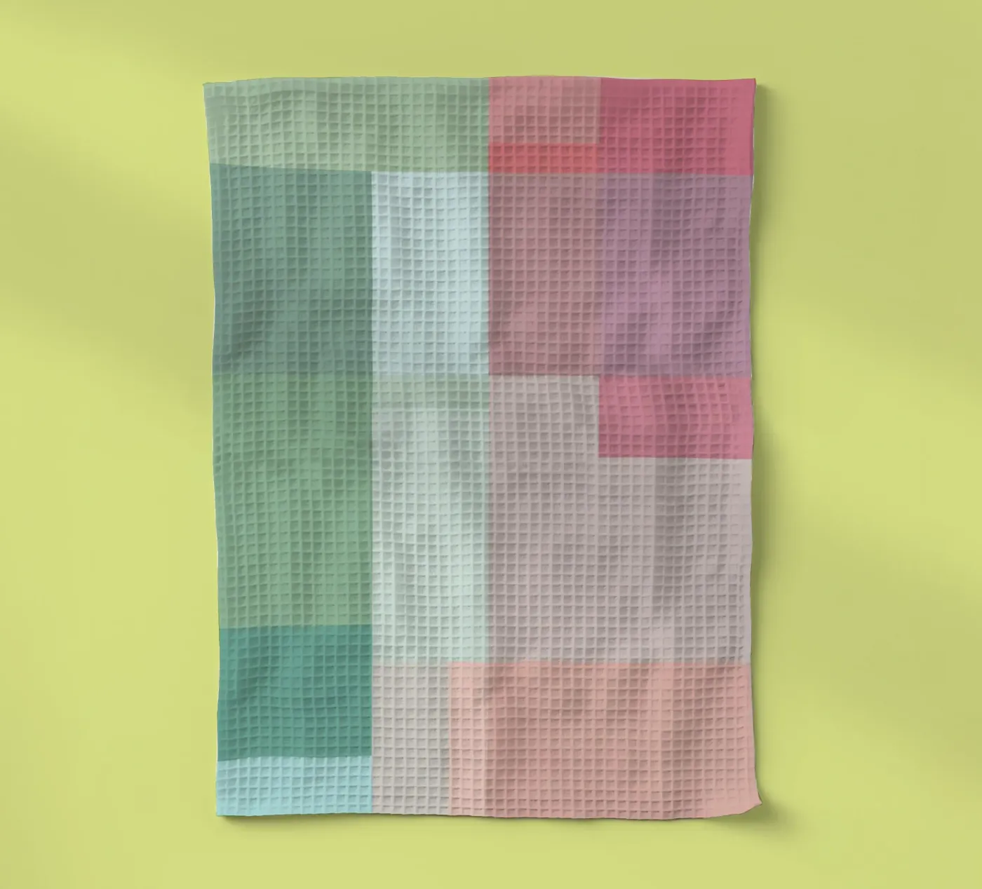 Pastel Patchwork Geschirrtuch von treechild