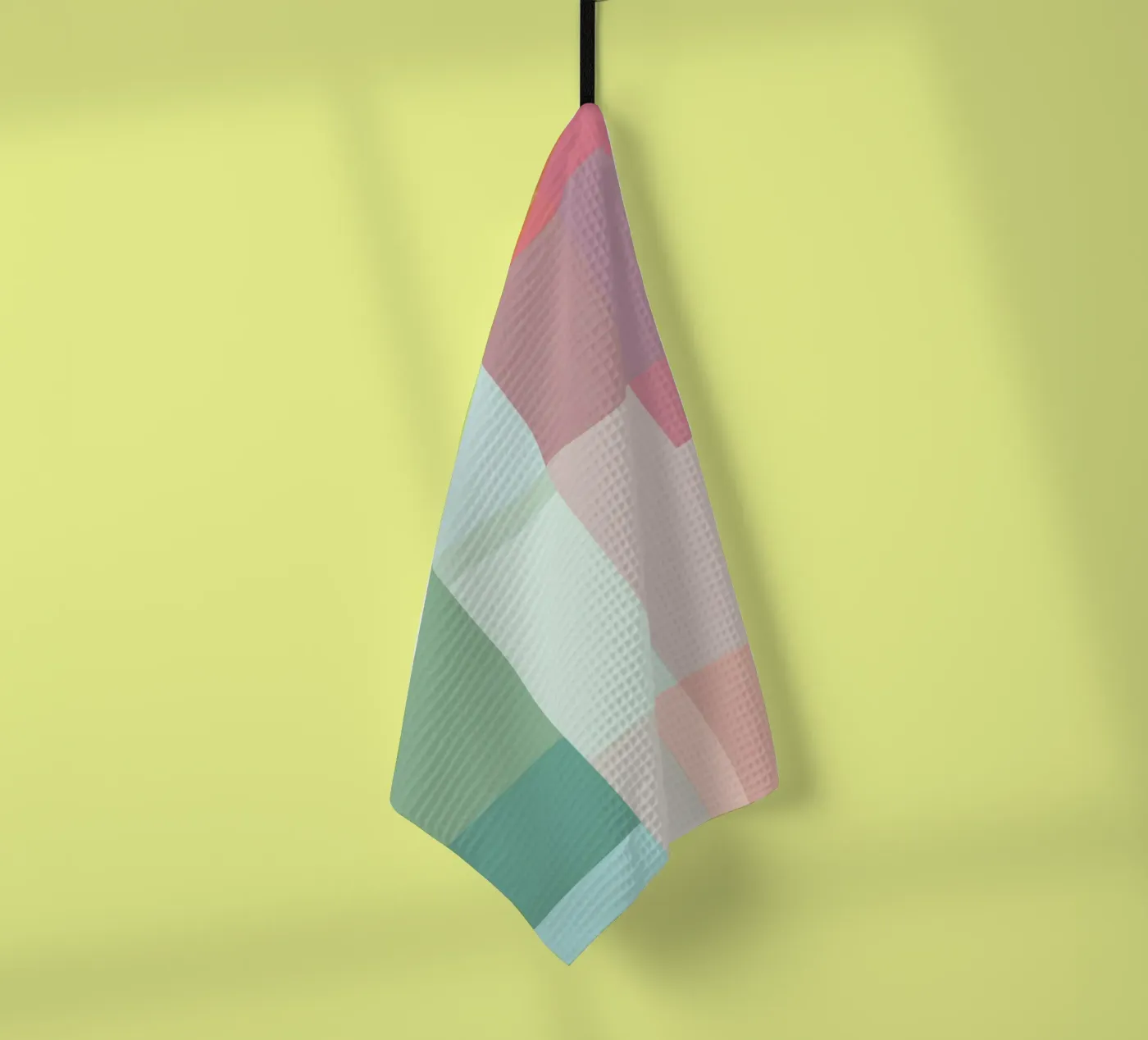 Pastel Patchwork Geschirrtuch von treechild